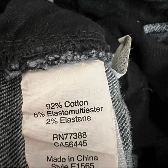 Madewell Jeans Womens Size 25 High Riser Skinny Distressed Washed Black 27”  A - Picture 11 of 11